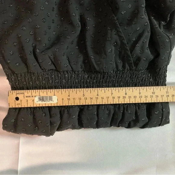 Michael Kors Glitter Polka-Dot Wrap Dress - Picture 14 of 16